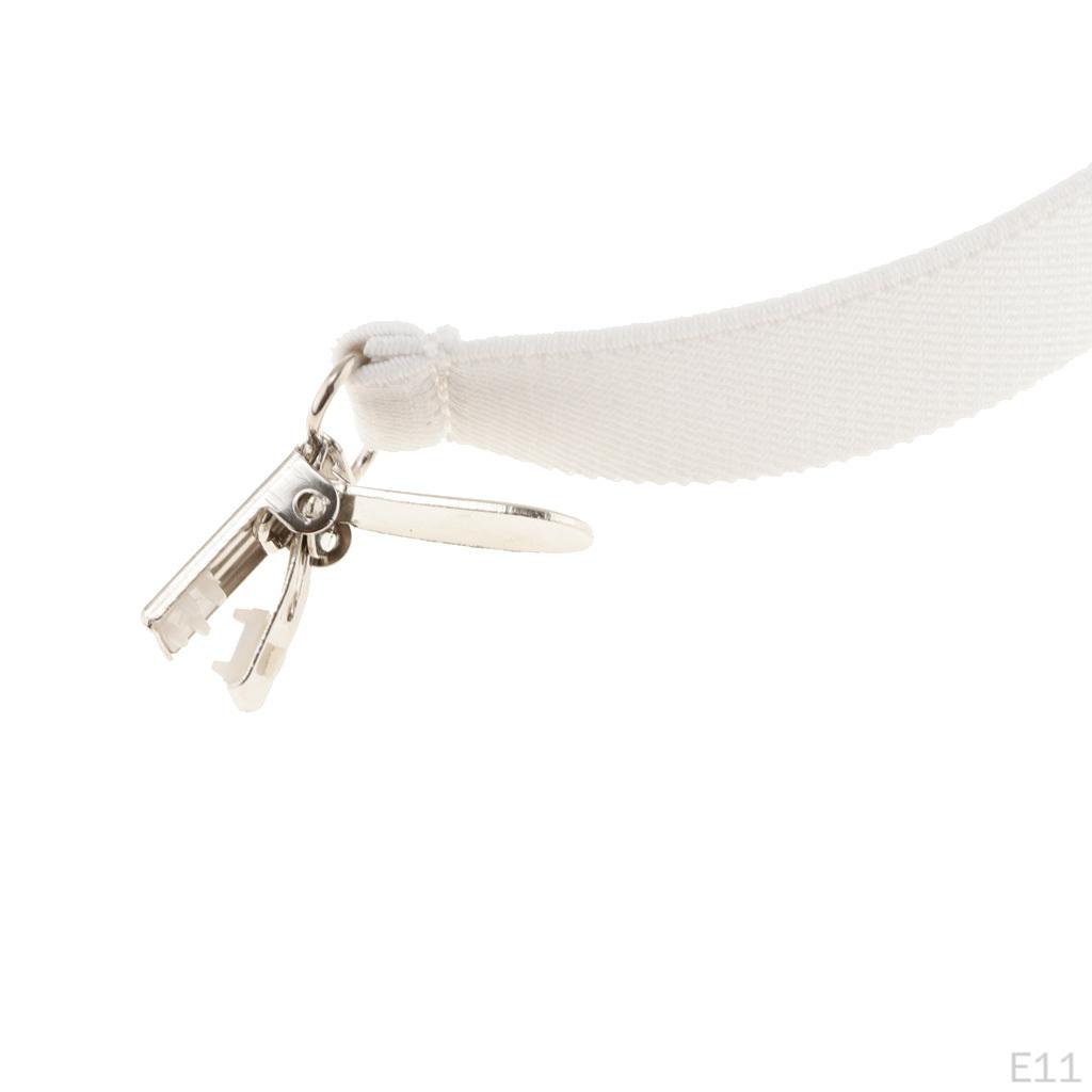 For Men 3 Clips Wide Y Back Elastic Suspenders Strong Metal