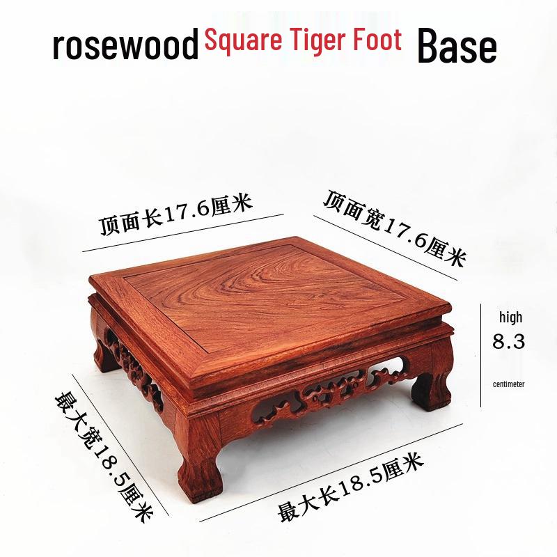 Karin Solid Wood Handicraft Stand for Vase, Pot, Bonsai, or Teapot Ornament
