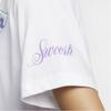 Nike Sportswear Logo Print Round Neck Short Sleeve T-Shirt Women Tops White FZ2856-100