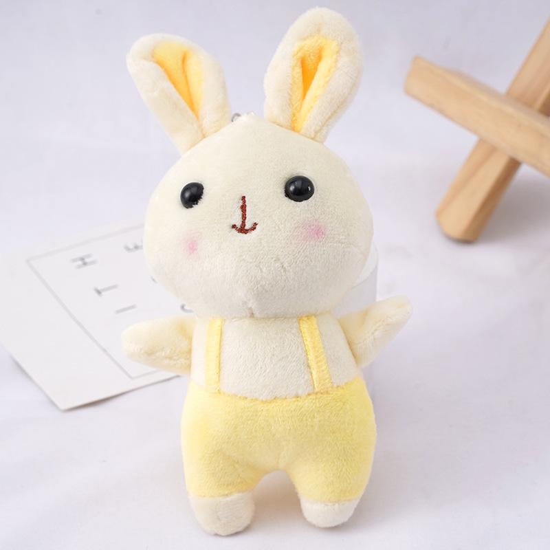

Плюшевый брелок-подвеска в виде кролика, безделушка, мягкая кукла-кролик, аксессуары для сумки жёлтый