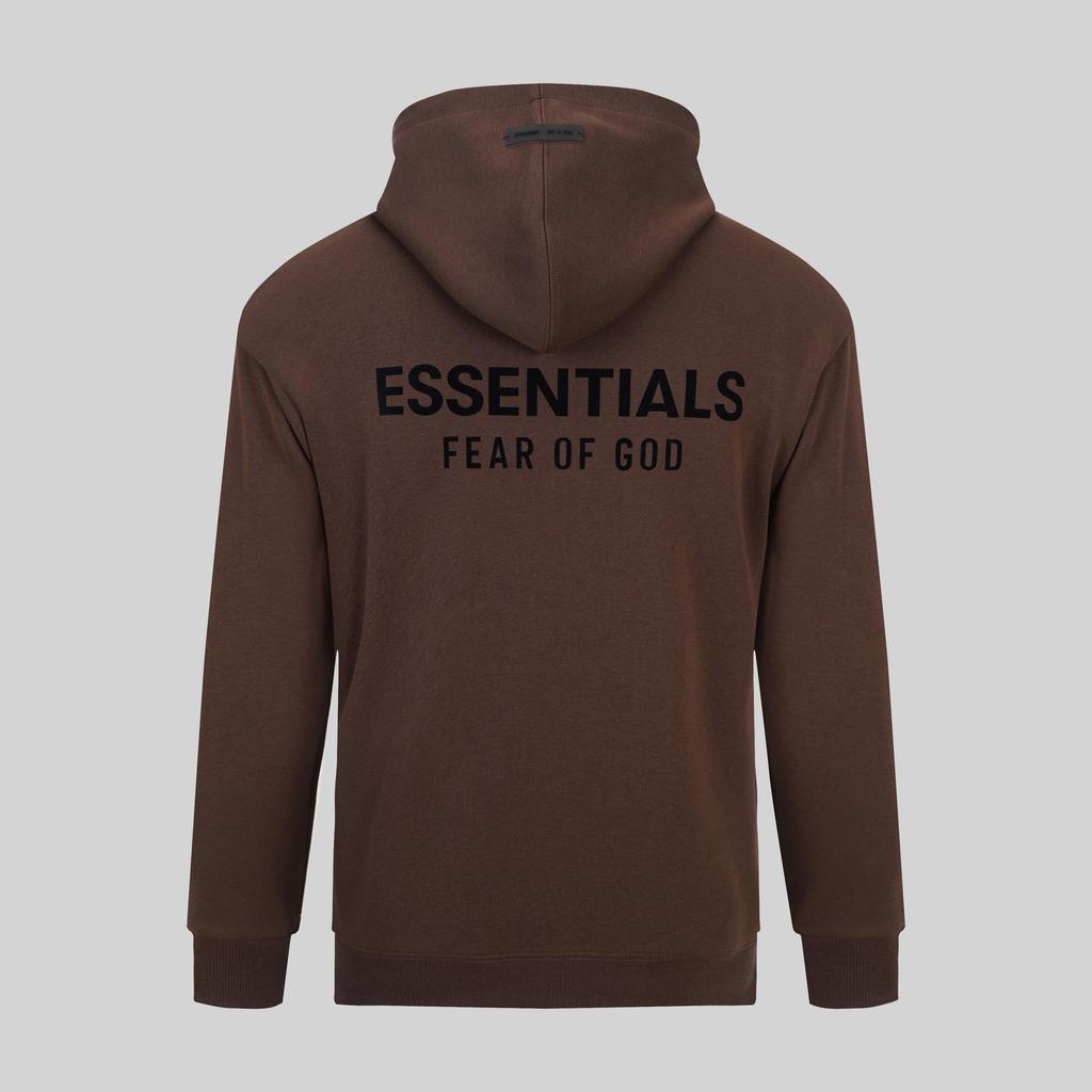 FOG Essentials Unisex Long Sleeve Printed Hoodie - 350g Cotton Fabric