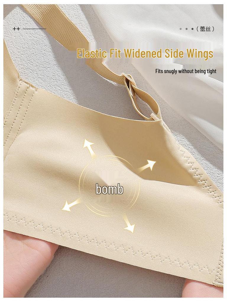 Spitzen Unterwäsche: Dünner Style Lift & Support BH für größere Oberweiten – Anti-Hänge & Verstellbares Trägerloses Design