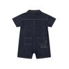 KANGOL KIDS Macacão Jeans Sb 0d16 Azul Marinho