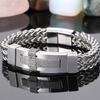 Gold Color Stainless Steel Cross Bracelets for Men Cool Men's Bracelet with Magnet Clasp Christian Male Jewelry Engraveable