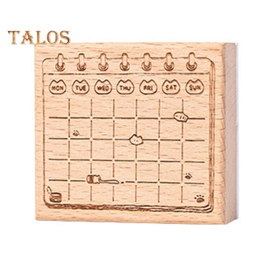 

Планировщик с мультяшным котом, штамп, сделай сам, скрапбукинг, еженедельное ежемесячное расписание, планирование, часы, календарь, ежедневный список дел, декоративные деревянные штампы, блоки Monthly plan meow