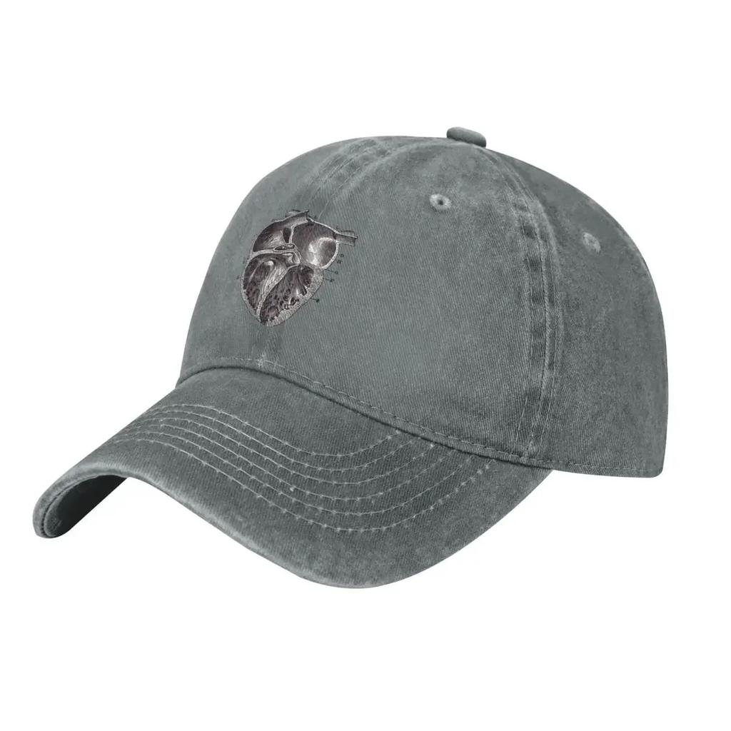 Inner Heart Diagram Vintage Anatomy Fashion Baseball Cap Peaked Cap Unisexs Hat Womens Cap Snapback Cap