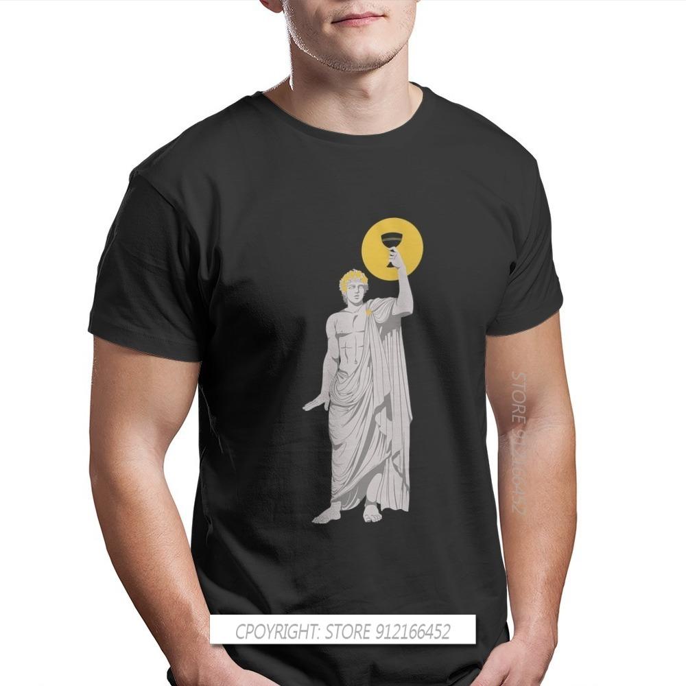Dionysus Print 100% Cotton Fashion T Shirts Greek Mythology Ares Ancient Folklore Men Graphic Tops
