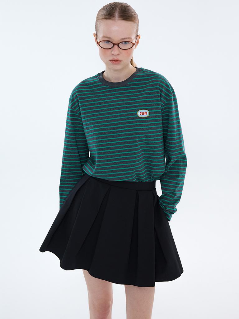 LUVM Volume Mini Skirt_Black
