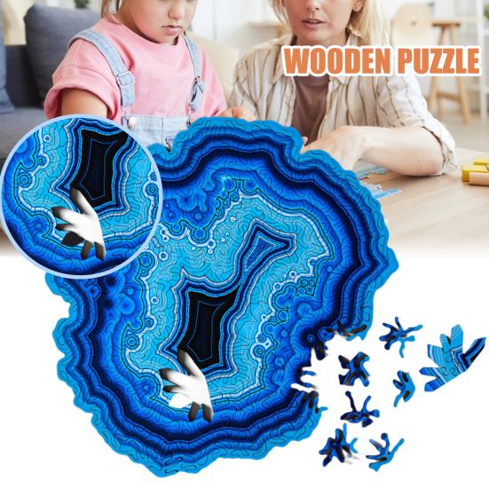 

Develop Imagination Bright Color Creative Funny Manual Wooden Jigsaw Table Game Party Supplies Educational Puzzle Toy