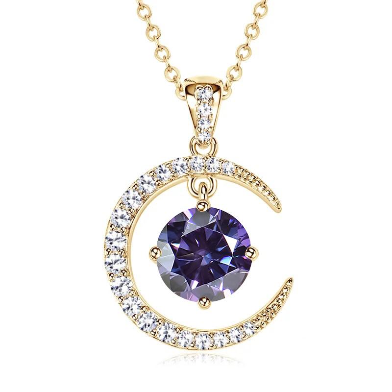 Sterling Silver Moissanite Necklace for Women High-end Design Pendant Niche Smart Clavicle Chain Female Fine Jewelry