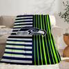 Coperta Portatile/Morbida Seattle Seahawks Logo Coperta da Letto Adatta per Viaggi Campeggio Soggiorni Uffici Divani Regali per Fan