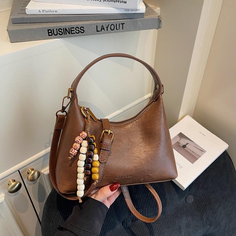 Premium Casual Dumpling Bag 2025 Versatile Temperament Exquisite Foreign Style Autumn and Winter New Shoulder Bag Women's Messenger Bag