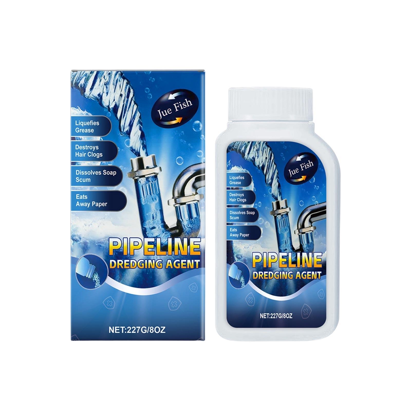 

Pipe Unclogging Agent Kitchen And Bathroom Sewer Cleaner Dissolves Grease And Hair To Unclog Drains One Size