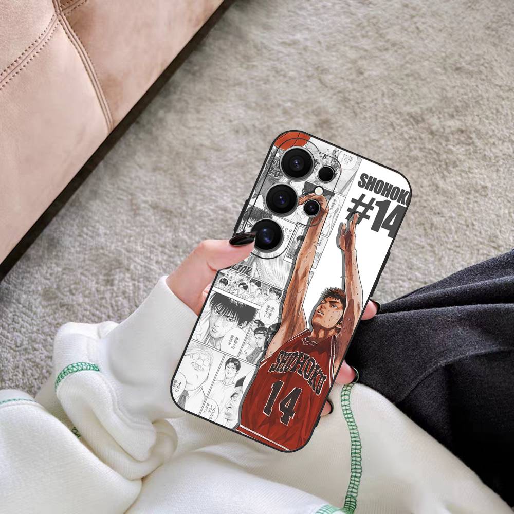 

Японский чехол для телефона S-SLAM D-DUNK для Samsung S 24 Fe 25 Ultra Plus 20 Lite 21 30 22 23 24 22 Ultra 5G Fundas Samsung S25ULTRA