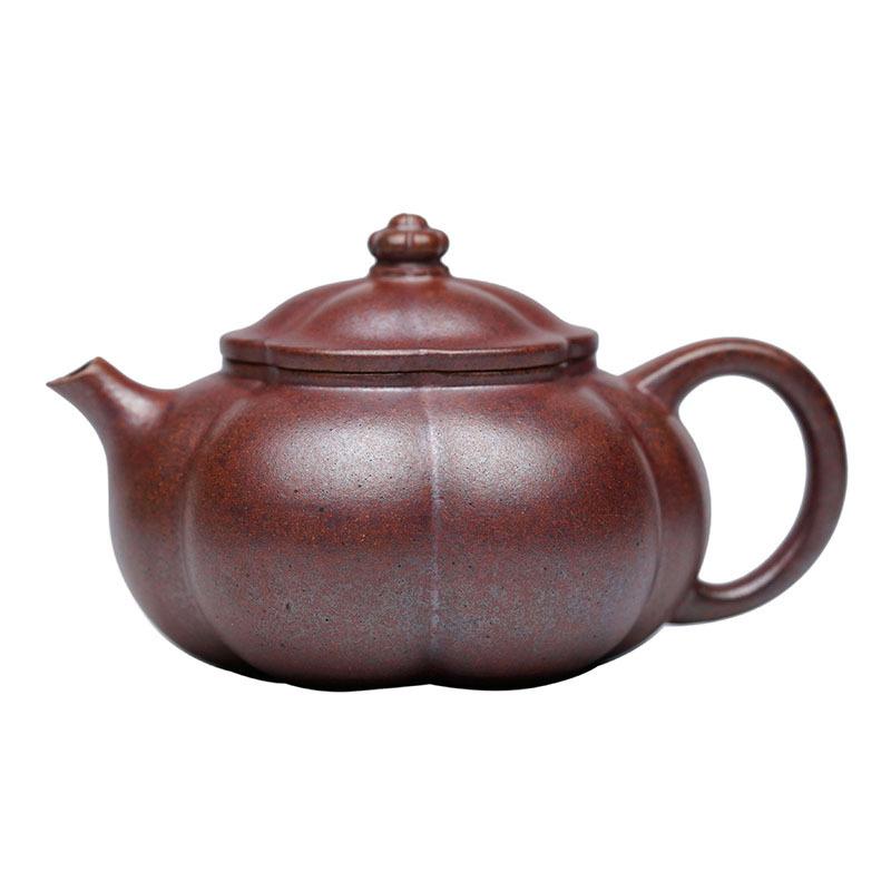 

125ml Exquisite Yixing Purple Clay Teapots Master Handmade Rib Pot Raw Ore Firewood Mud Tea Maker Kettle Zisha Teaset Gift Craft