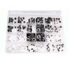 For Mini Switch Compatible Tactile Push Buttons 240 pcs 24 Value Types for Integration in Audio Equipment and Office Machinery