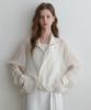 Lenav Les Rainy Summer Wind Half Jacket (Ivory)
