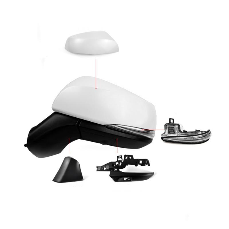 For Toyota RAV4 RAV 4 Car Side Mirror Lower Base Cover Cap Frame Rearview Mirror Lens Glass