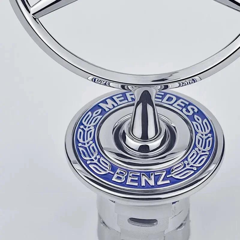 Pro Mercedes Benz 3D kovový stojánek Hvězda Auto Přední Kapota Znak Logo Kapoty pro Mercedes Benz W204 W203 W220 W221 W222 W210 W211 W21