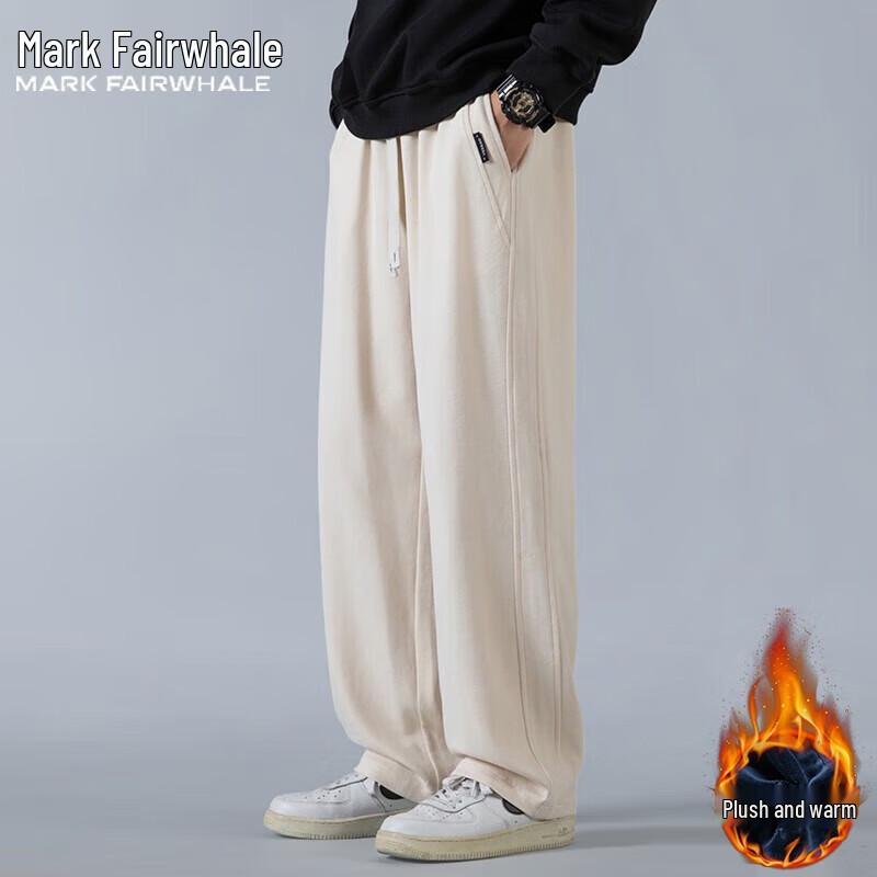 Mark Fairwhale Men's Loose Straight-Leg Casual Pants