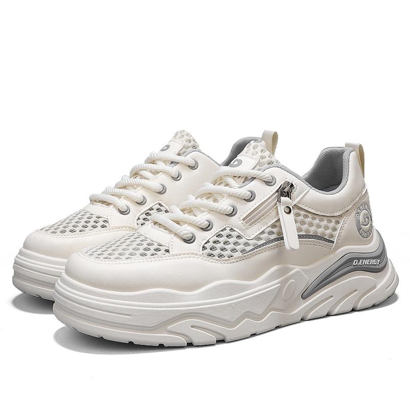 Men s Shoes Summer Breathable New Hollow Breathable Thin Casual Mesh Youth Sports Mesh Shoes Summer Air-conditioned Shoes 39