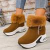 Snow Boots Women 2025 Winter New Flip Flop Short Tube Padded Warm Boots