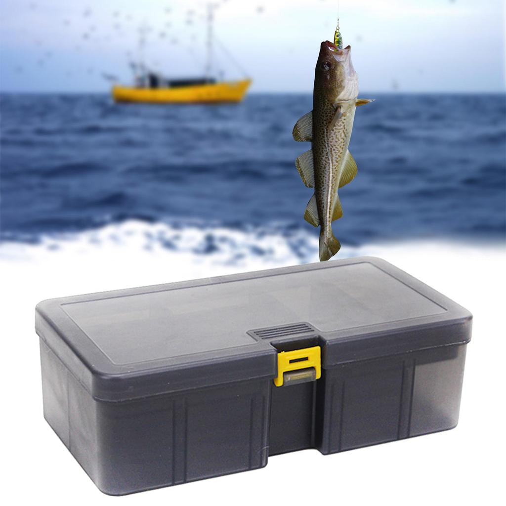Grids Fishing Tackle Box Waterproof Seal Fishing Tackle Storage Box Baits Storage Case with Compartments Structure