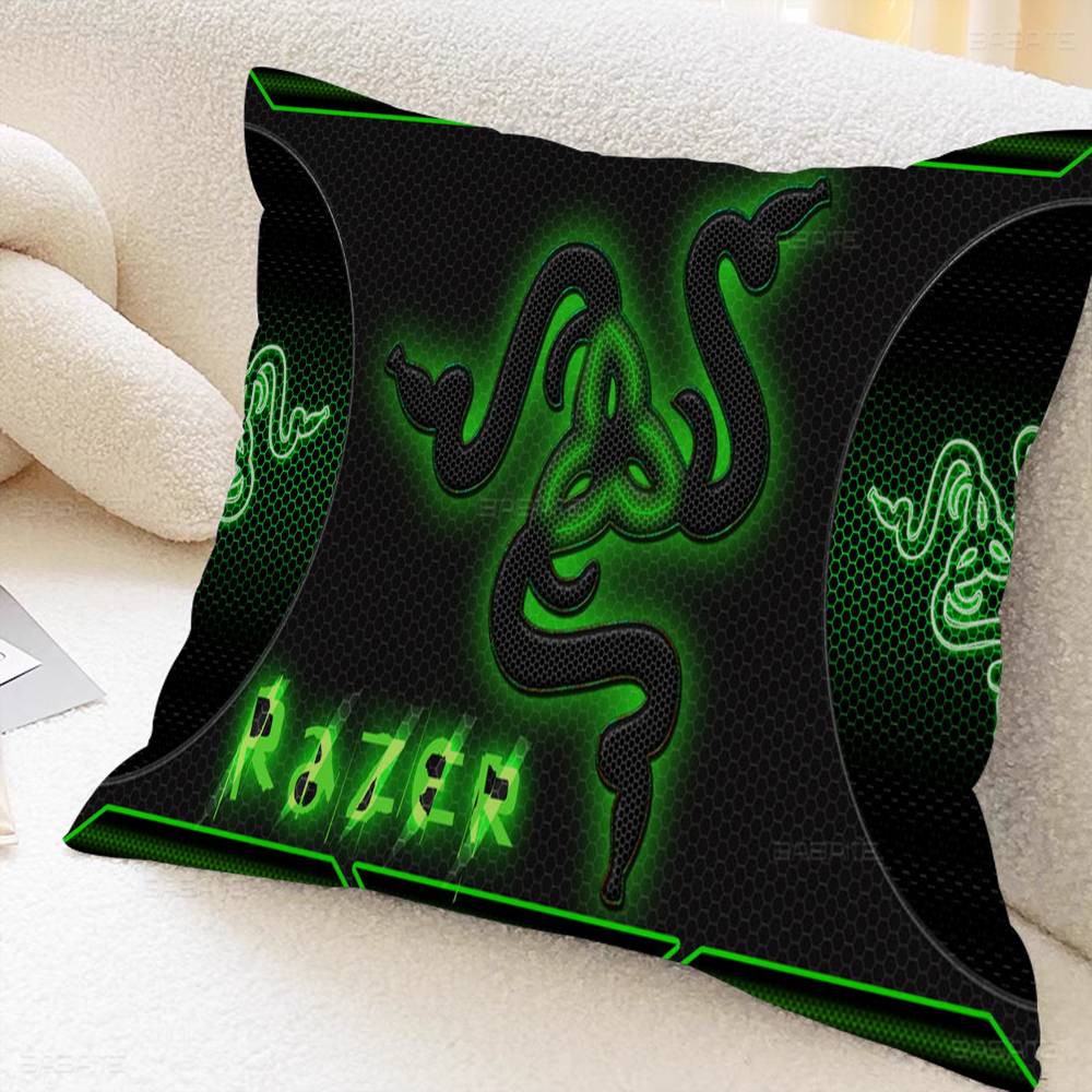 Game razer logo printed Maple Design Cushion Cover Happy Autumn Harvest decor Holiday Decorati Pillow Cover