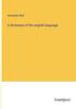 The A Dictionary of the English Language Book