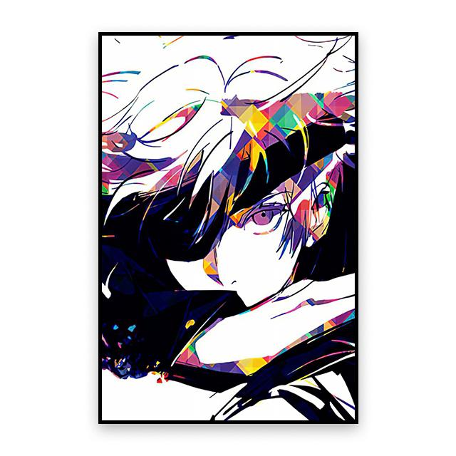 Jujutsu Kaisen Anime Canvas Poster Gojo Satoru Character Decoration Painting Kids Room Art Murals Modern Home Wall Decor Picture