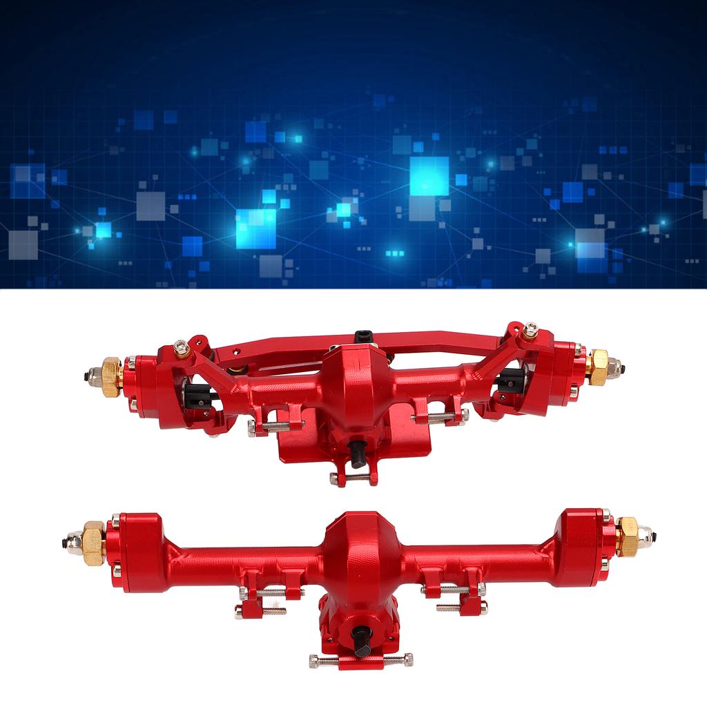 RC Front Rear Axle Assembly CNC Machined Hardened Steel Aluminum Alloy RC Front Rear   Axle for   SCX24 1Celsius24