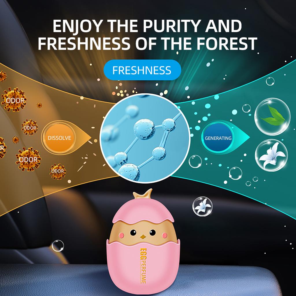 Car Air Freshener Car air outlet decoration aromatherapy accessories Egg Tuyere Lasting Ornaments car aromatherapy clips