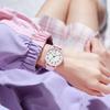 Simple Middle School Student Exam Special Watch Candy Color Waterproof Silicone Watch Women'S High Value Quartz Watch