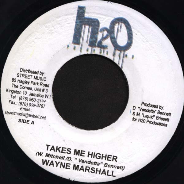 

7-дюймовая пластинка WAYNE MARSHALL - Takes Me Higher NONE H2O Productions Ямайка Регги, Ска и Даб Б/У