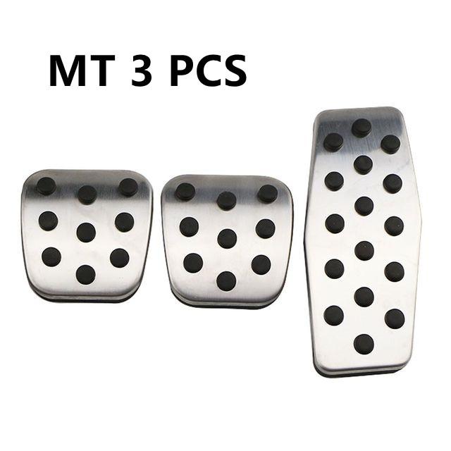 Pedalputer i rustfritt stål MT AT for Chevrolet Cruze Sedan Hatchback for OPEL Mokka 2013-2015 ASTRA J Insignia Car Styling