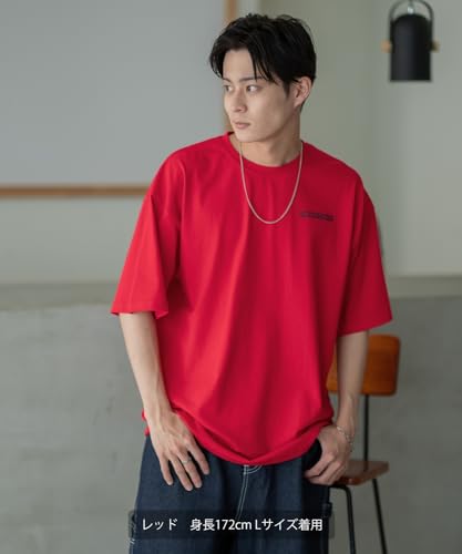 IMPROMES Casual SIDEWAYSTANCE Moment Girl Short Sleeve T-Shirt, Men's, Red