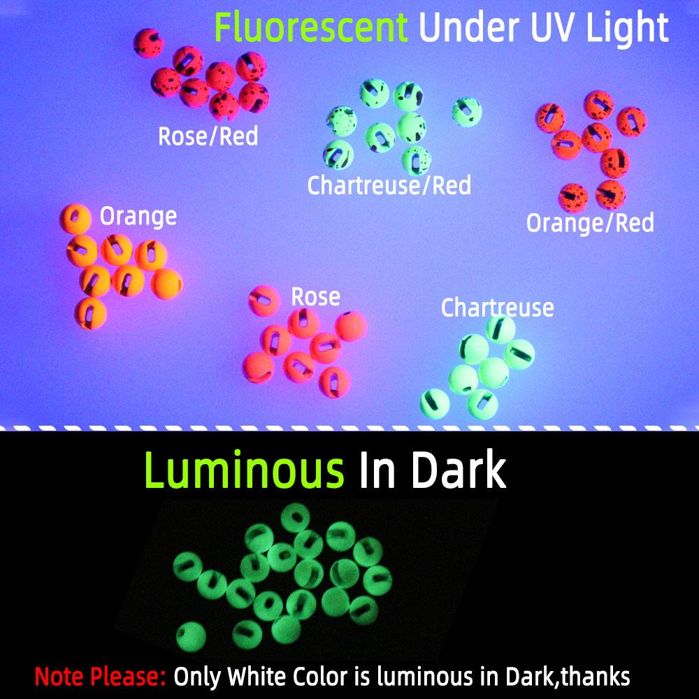 20 buc. Mărgele metalice de tungsten cu fante cu ochi cu puncte pentru pescuitul cu muscă de tungsten pe gheață Jig Cap de mărgele Material pentru legarea muștelor