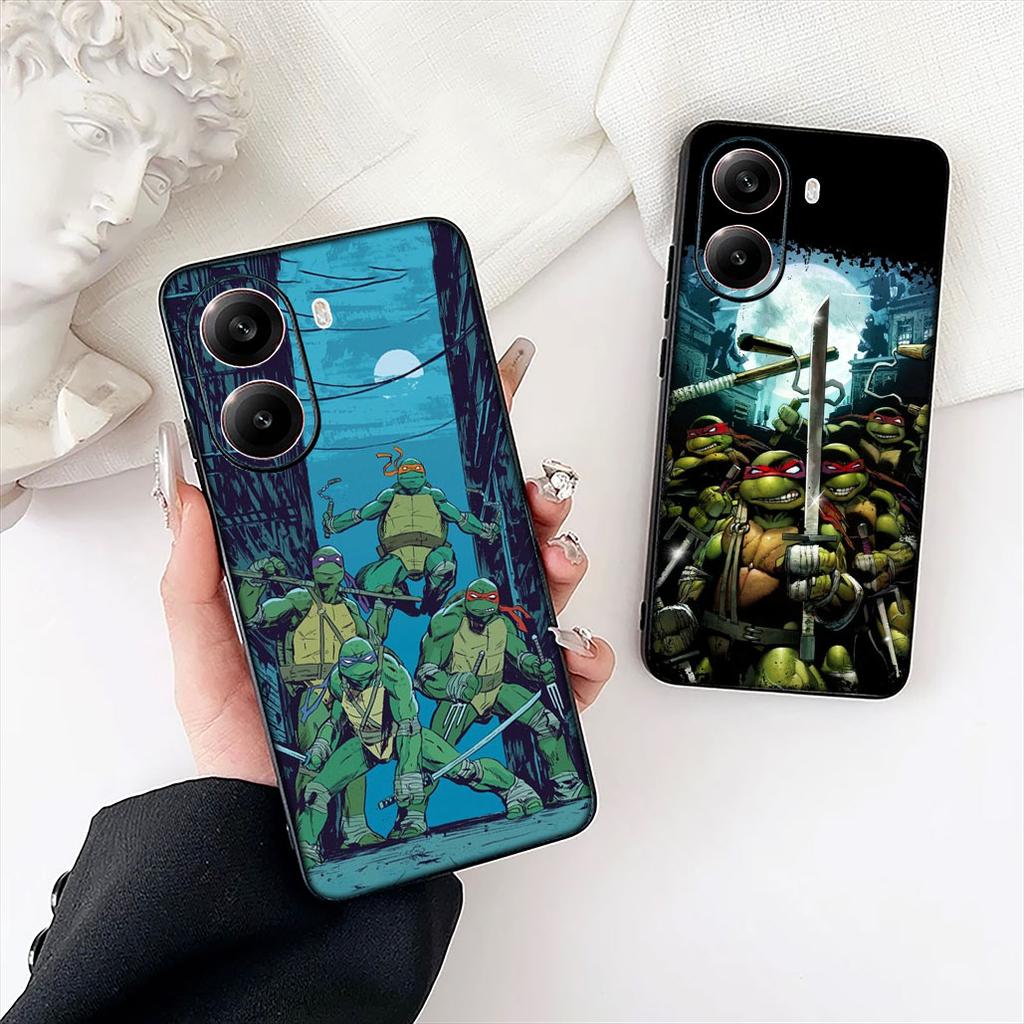 Anime N-Ninjas Cartoon T-Turtles Cover for Motorola Moto Edge 70 60 Fusion NEO Pro G Stylus G56 G96 G52 G04 G05 20 Phone Case