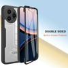 For Xiaomi Poco F7 Ultra 5G/Redmi K80 Pro 5G Case Acrylic+TPU Clear Phone Cover with PET Screen Film