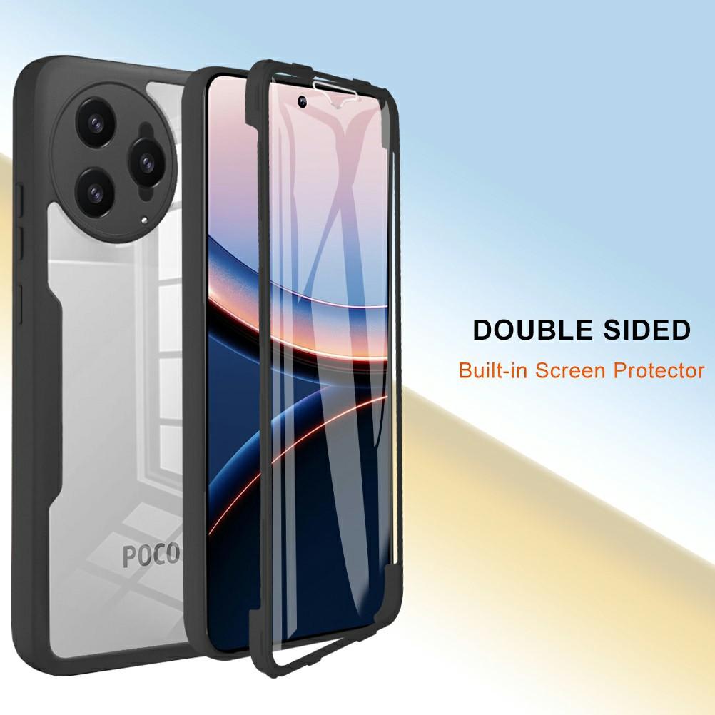 For Xiaomi Poco F7 Ultra 5G/Redmi K80 Pro 5G Case Acrylic+TPU Clear Phone Cover with PET Screen Film