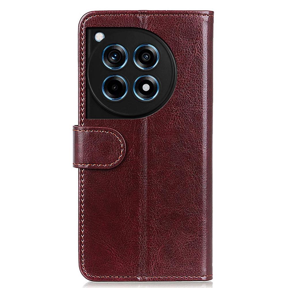 Für OnePlus Ace 3 5G/12R 5G Brieftasche Hülle Crazy Horse Textur Handy Lederhülle