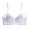 New camellia small breasts gathering underwear summer thin ultra-thin soft support bra suspender beautiful back bra
