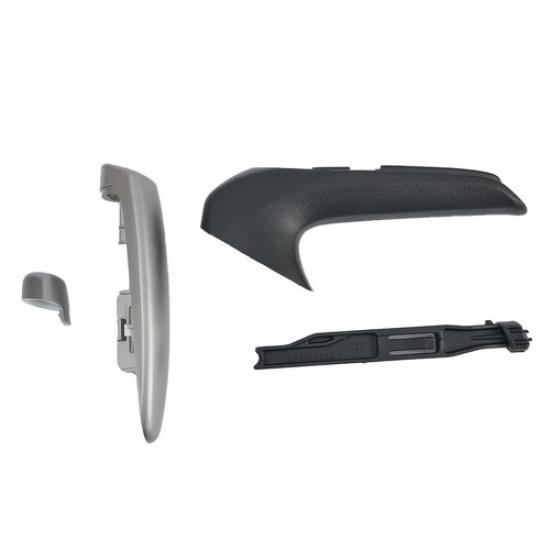 Hand Brake Cover ABS Material Black + Grey Car Accessories 47115-SNA-A82ZA