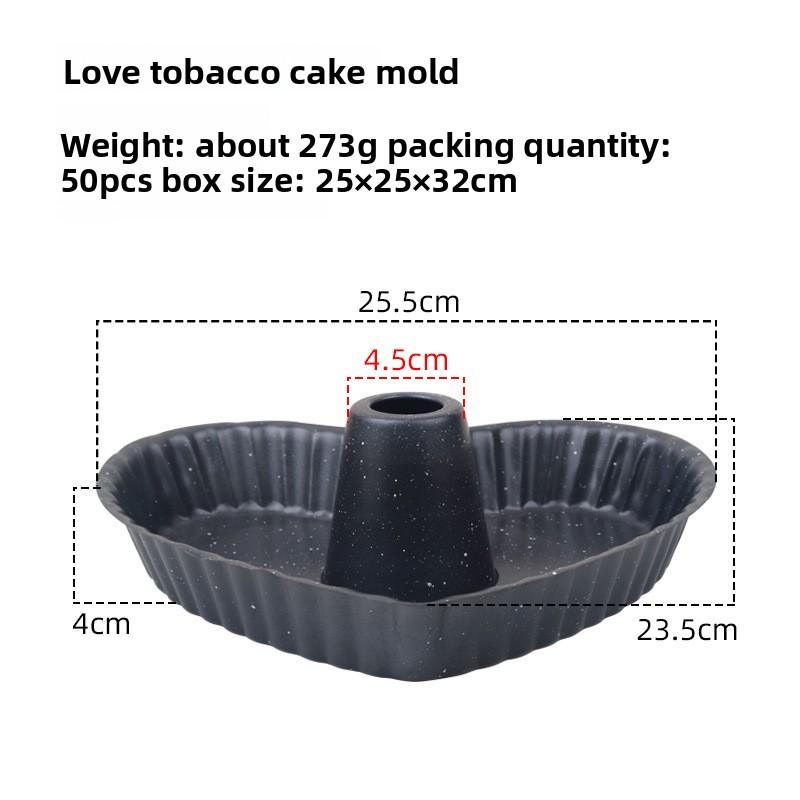 

Формы для выпечки с антипригарным покрытием Heart-shaped chimney