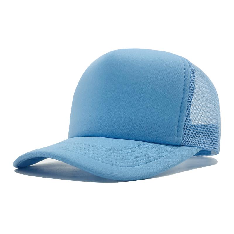 Wholesale High Quality Custom 3D Embroidery Sublimation Print 5-Panel Trucker Mesh Cap  Baseball Gorras Blank Foam Trucker Hat