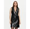 Faux Leather Dress 4S6DLV06O