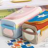 Desktop Storage Korean Star Pencil Bag Multiple Pockets Layers Stationery Storage Bag  Boys Girls