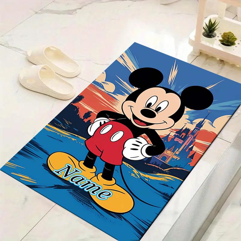 Custom 1Pc Mickey Pluto'S Flea Fight Rug Office Carpet Indoor Outdoor Entrance Doormat Nonslip Soft And Comfortable Living Room D916142