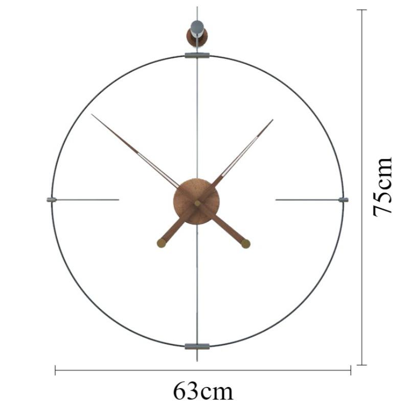Nordic Wall Clock Modern Wall Watch Minimalist Luxury Aesthetic Large Clocks Silent Elegant Living Room Watches Home Decoration