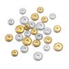 567mm DIY Stainless Steel Hollow Round Spacer Beads - 2 Colors for Jewelry Making